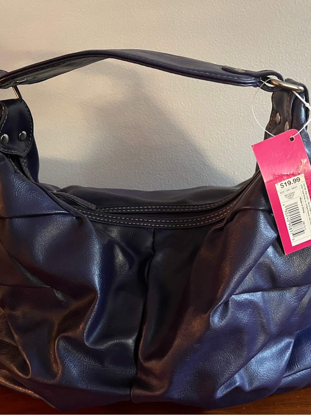 Women’s Purple Hobo Shoulder Bag-NWT